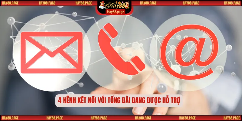 4 kênh kết nối với tổng đài đang được hỗ trợ