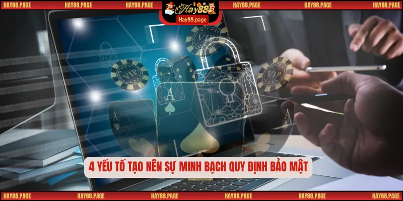 Chính Sách Bảo Mật Hay88 2 4 yếu tố tạo nên sự minh bạch quy định bảo mật