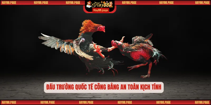 Đá Gà Cựa Dao – Đấu Trường Tinh Hoa Của Tốc Độ Và Bản Lĩnh 1 Đấu trường quốc tế công bằng an toàn kịch tính