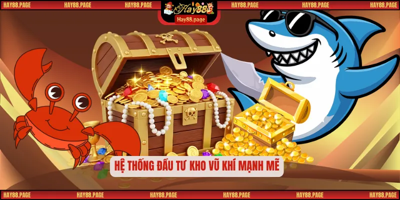 Bắn Cá Bingo - Khám Phá Cuộc Phiêu Lưu Săn Thưởng Đỉnh Cao 2 Hệ thống đầu tư kho vũ khí mạnh mẽ