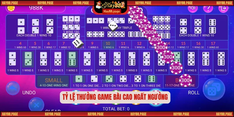 Sicbo - Trải Nghiệm Game Bài Đổi Thưởng May Rủi Đỉnh Cao 2 Tỷ lệ thưởng game bài cao ngất ngưởng